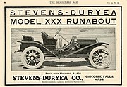 1909 Stevens-Duryea Model XXX in Horseless Age
