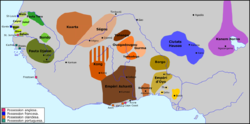 West Africa in the late 18th century