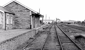 Ardee railway station as it stood in September, 1976.