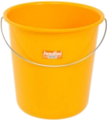 Plastic yellow pail or bucket