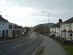 Bow Street, looking south towards Aberystwyth