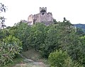 Čabraď Castle, front view