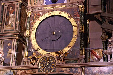 One face of the clock -signs of the zodiac
