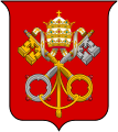 The coat of arms of the Holy See