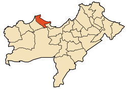 Location of Ain el-Turck