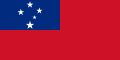 Flag of Western Samoa under Trusteeships with NZ (24 February 1949 – 1 January 1962)