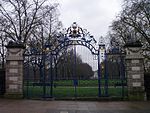 Devonshire House Gates to Green Park and Gatepiers (opposite to Number 90 Piccadilly)