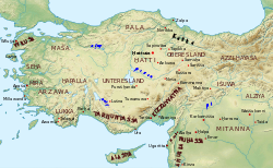 The location of Pala in Northern Bronze Age Anatolia