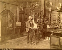 Jean-Léon Gérôme in his Paris studio, c. 1885-1890