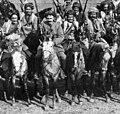 Kurdish Cavalry in the Caucasus Mountains in 1915.