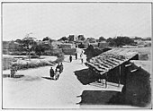 View of Abéché, with buildings constructed by the last sultan of Wadai, 'Asil Kolak. Photo after French annexation, c. 1918