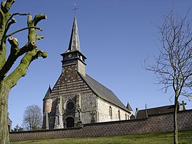 The church in Neuville-en-Avesnois