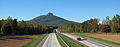 Pilot Mountain from the south on U.S. Route 52