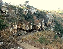 Sattapanni cave in which the first Buddhist council was held