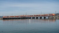 Voralpen-Express der SOB mit Traverso (über Rapperswiler Brücke)