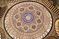 Interior decoration of the dome of Selimiye Mosque, Edirne