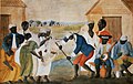 Depiction of African American slaves by unknown artist