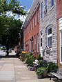Image 18Simple row houses like these in Locust Point make up much of Baltimore's housing stock. (from Culture of Baltimore)