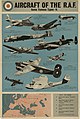 Aircraft of the R.A.F. 2 (British recognition poster of WW2)