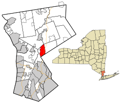 Location of Armonk, New York