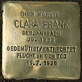 Stolperstein für Clara Frank