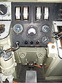 Controls and gauges in a Class 76 cab