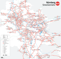 Nuremberg Bus Network