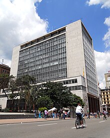 Headquarters of the Banco de la República, in Bogotá, Colombia