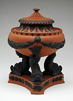 Wedgwood stoneware pastille burner, 1830–50