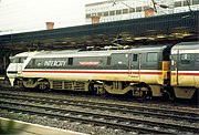 Class 91 in InterCity livery with InterCity and Swallow.