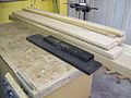 Planks of wood including Gabon ebony