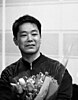 Photograph of Eitetsu Hayashi after a 2001 concert in Tokyo