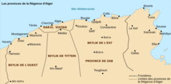 The Beyliks of the Regency of Algiers