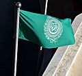 The flag hoisted in Amman, Jordan