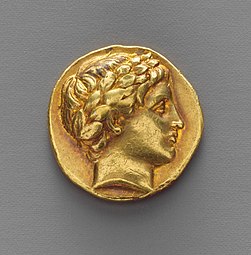 Ancient Greek stater, 323–315 BC, gold, Metropolitan Museum of Art