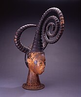 Headdress, Efut peoples, Calabar, Nigeria, 19th century