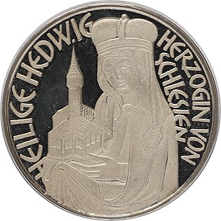 Silver medal of Saint Hedwig