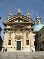 Das von Giovanni Pietro de Pomis erbaute Mausoleum in Graz ist ein Beispiel für Spätmanierismus im Übergang zum Frühbarock