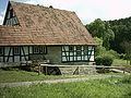 Old watermill from around 1600 in the Henneberg Museum