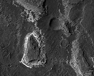 Ladon Valles, as seen by HiRISE. Click on image to see dark and light-toned layers.