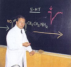 An Austrian chemist with colored chalk (1970)
