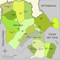 Municipalities of Los Serranos