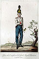 Offizier der Gardes du Corps in kleiner Uniform, 1815