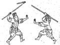 Pyeongon, a two-section staff flail wielded by mostly the cavalry