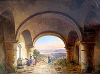 Le Pélerinage Sous la Crypte (1826, Galerie de Lardemelle, Paris)