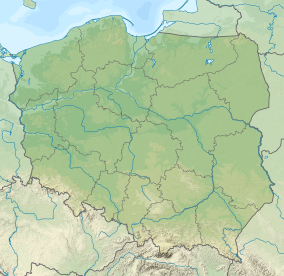 Map showing the location of Gostynin and Włocławek Landscape Park