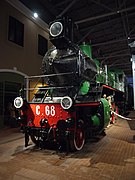 Steam locomotive S.68, one of only 2 surviving pre-revolutionary Russian Passenger locomotives