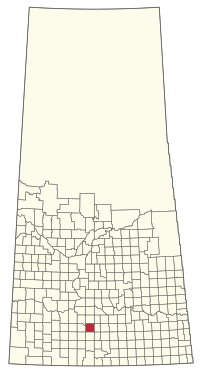 Location of the RM of Rodgers No. 133 in Saskatchewan