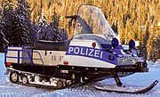 Snowmobile Ski Doo Alpin II Lenzkirch Police post at the Feldberg (Baden-Württemberg)