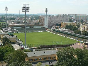 Das GKS-Stadion im August 2007
